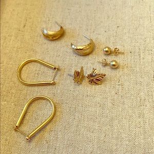 14k 10k Earrings Bundle